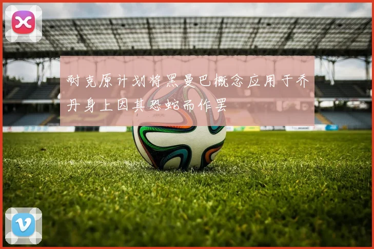 耐克原计划将黑曼巴概念应用于乔丹身上因其恐蛇而作罢
